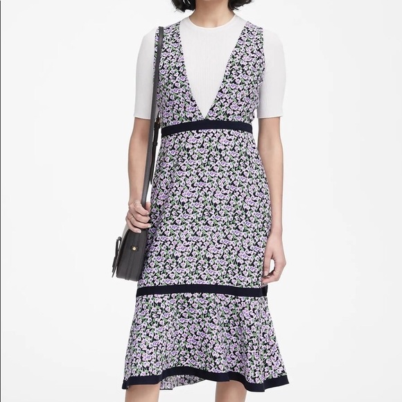 New with tags - Banana Republic Floral Midi Dress - Picture 3 of 3